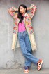 batik amarillis's la boheme hoodie long jacket