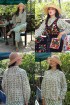 batik amarillis's belle blouse
