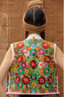 batik amarillis's apsara vest-PO