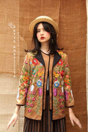 batik amarillis's princess charming blazer-PO