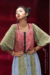 batik amarillis's bohemian holiday blous 2