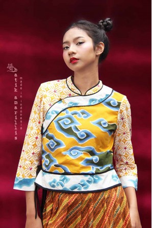 batik amarillis's joyluck jacket