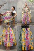 batik amarillis rainbow crackers skirt