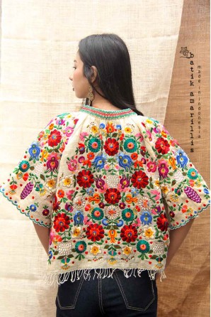 batik amarillis's romancia blouse 4-PO