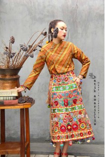 batik amarillis's pyramid skirt-PO