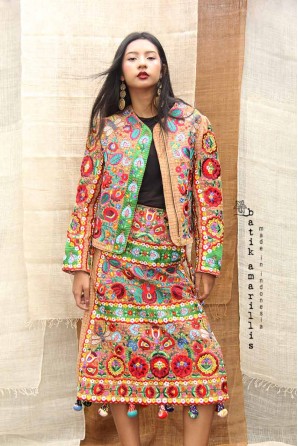 batik amarillis's pyramid skirt-PO