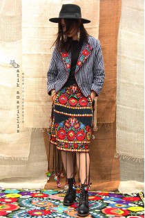 batik amarillis's pyramid skirt-PO