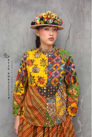 batik amarillis's japonica shirt-PO