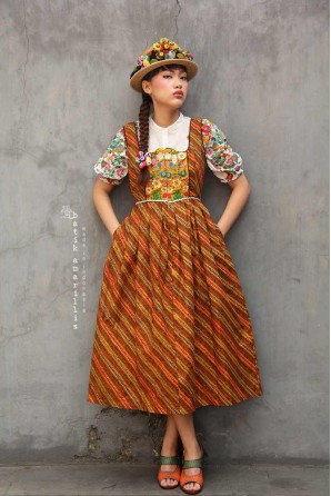 batik amarillis's nausicaa dress-PO