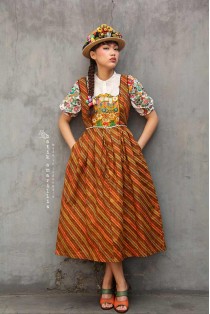 batik amarillis's nausicaa dress-PO