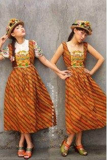 batik amarillis's nausicaa dress-PO