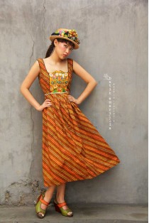 batik amarillis's nausicaa dress-PO