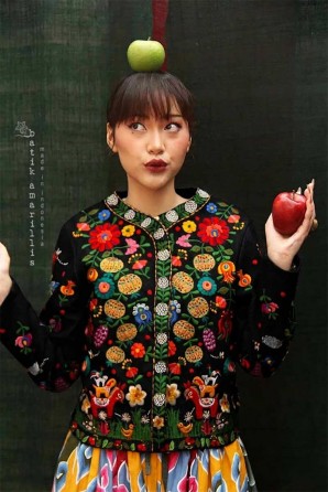 batik amarillis's ride on time  jacket 2-PO