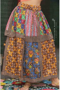batik amarillis's birthday 8 skirt