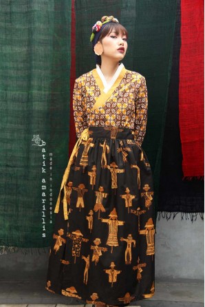 batik amarillis's areum dress-PO