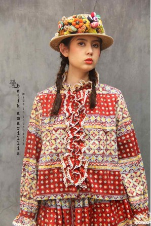 COMING SOON-batik amarillis's amarillissima X blouse-PO