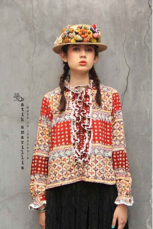 COMING SOON-batik amarillis's amarillissima X blouse-PO