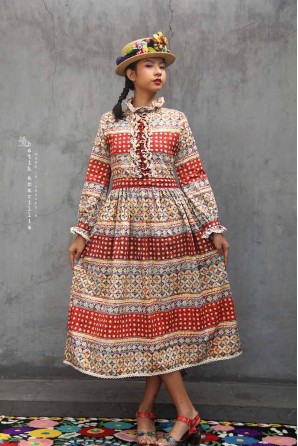batik amarillis's amarillissima X dress-PO