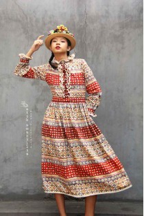 COMING SOON-batik amarillis's amarillissima X high waist dress-PO