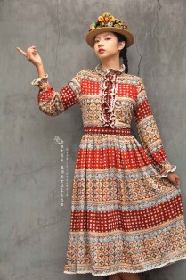COMING SOON-batik amarillis's amarillissima X high waist dress-PO