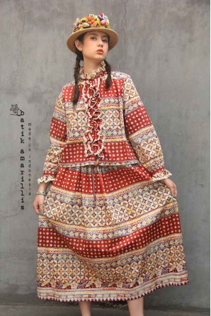 batik amarillis's traveller skirt-PO