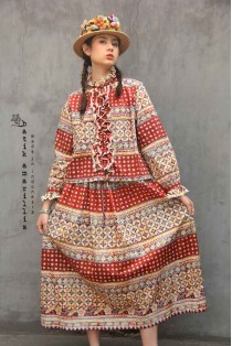 batik amarillis's traveller skirt-PO