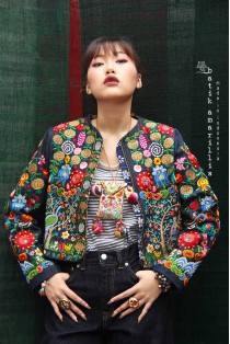 batik amarillis's ride on time  jacket 2-PO