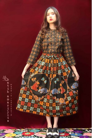 batik amarillis's traveller skirt-PO
