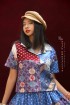 batik amarillis's the champ camp top