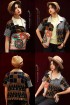 batik amarillis's the champ camp top