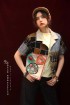 batik amarillis's the champ camp top