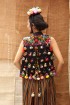 batik amarillis's remy vest-PO
