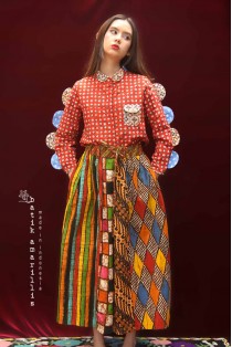 batik amarillis's warrior pants 2-PO