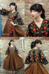 batik amarillis's amarantha dress-PO(excluded obi belt)