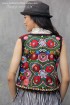 batik amarillis's folklore vest 4-PO