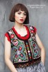 batik amarillis's folklore vest 5-PO
