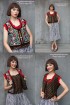 batik amarillis's folklore vest 5-PO