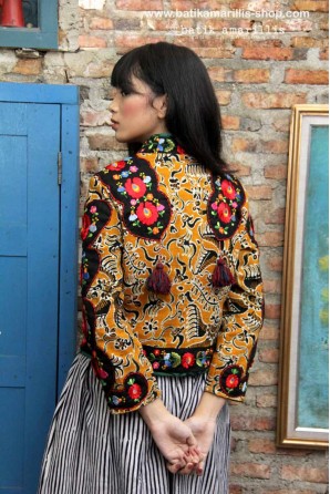 batik amarillis's queen of hearts jacket-PO