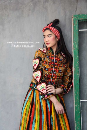 batik amarillis's queen of hearts jacket-PO