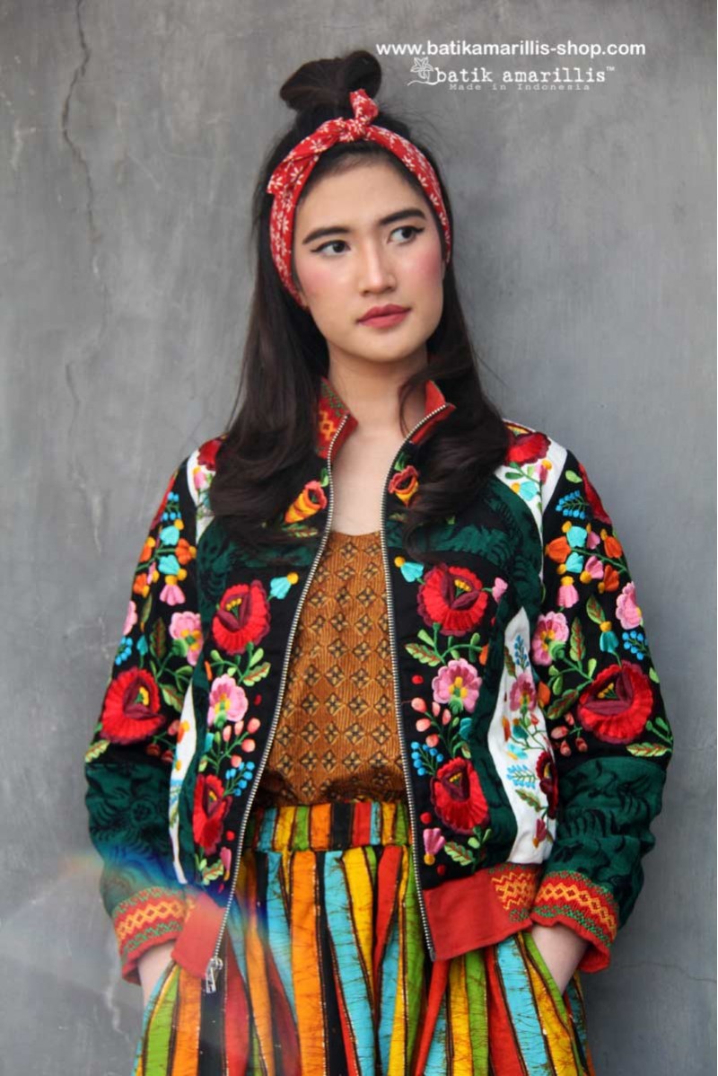 batik amarillis's girl meets boy jacket 2-PO - Batik Amarillis