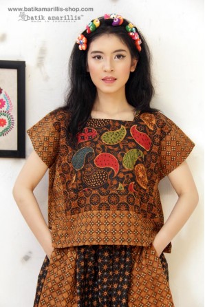 batik amarillis's amada blouse-PO