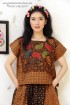 batik amarillis's tehuana blouse