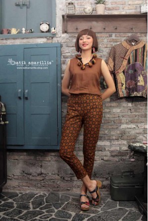 batik amarillis's chopsticks pants