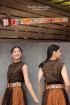 batik amarillis's jute belt